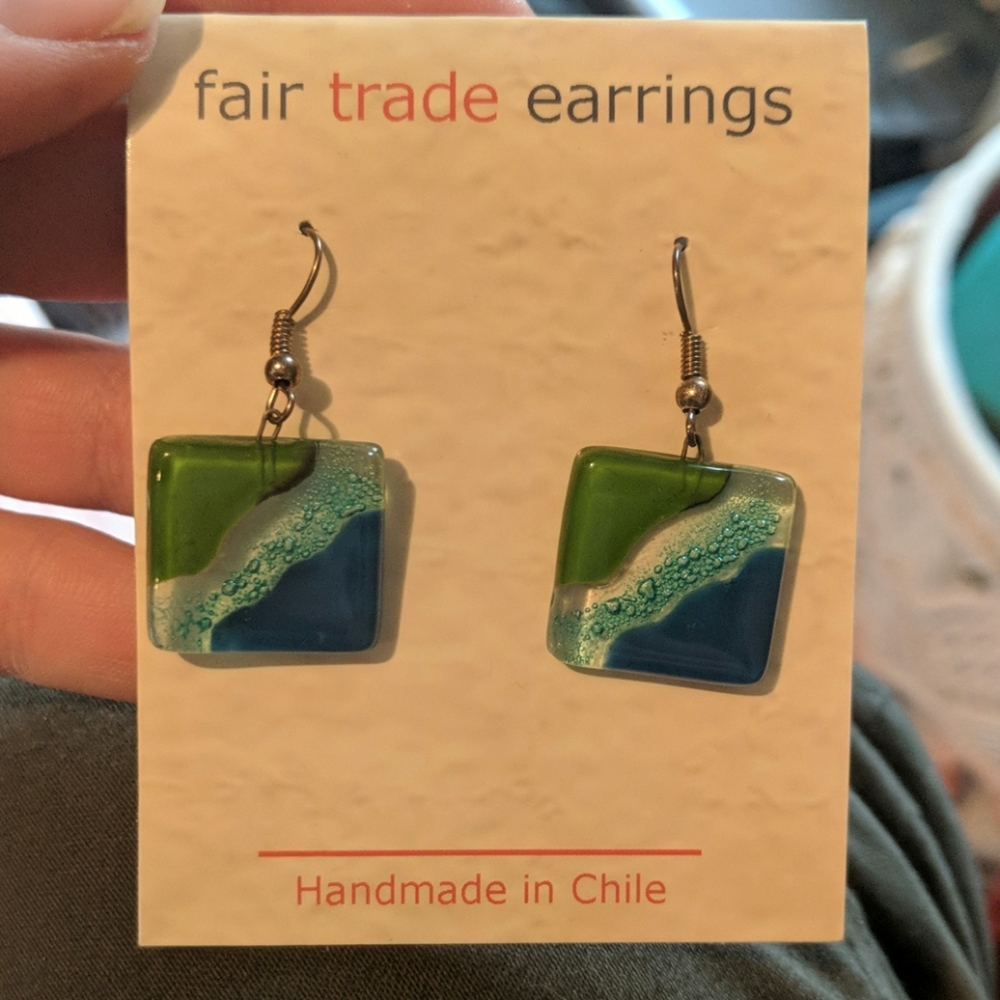 Beautifully hand crafted fair trade earrings